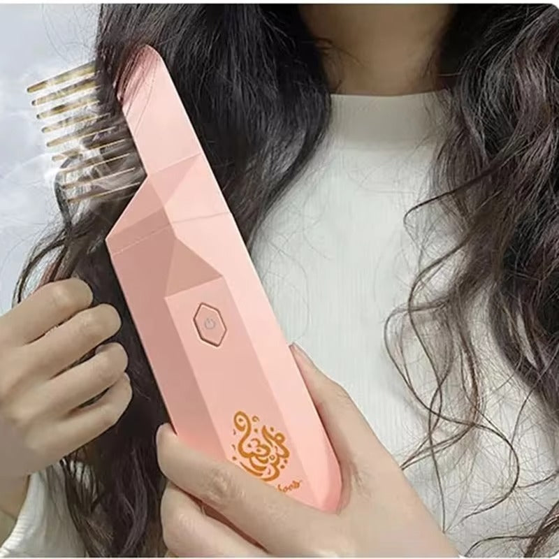 Electric Hair Brush Incense Burner for Bakhoor